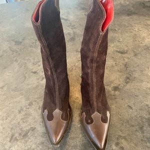 Giuseppe Zanotti Suede Western Boot